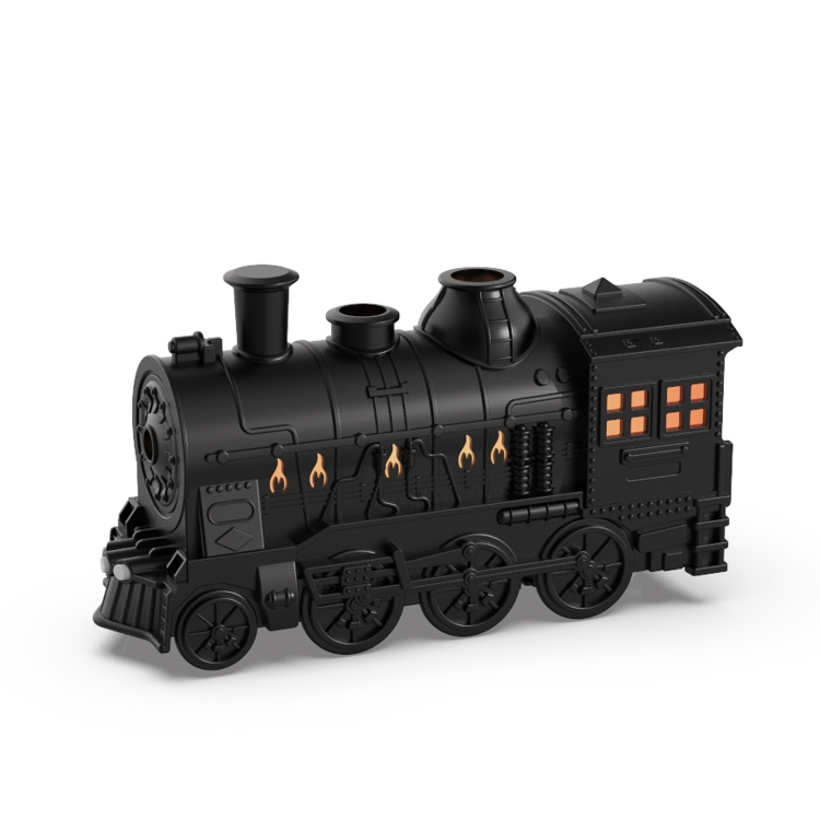 300ml Train Smoke Ring Ultrasonic Air Humidifier & Aroma Diffuser with Remote Control, UK Plug - Six Pandas