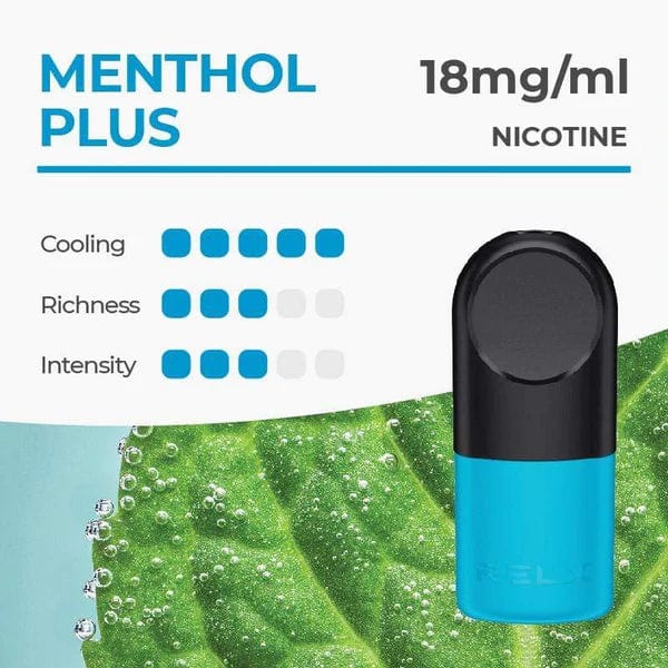 RELX Pod Pro Fruit Mint Tea Dessert Beverage and Tobacco More Flavors 0mg/ml and 18mg/ml Nicotine - Six Pandas